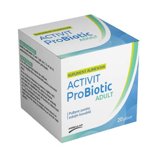 Probiotic pentru Adulti Activit 20 plicuri Aesculap