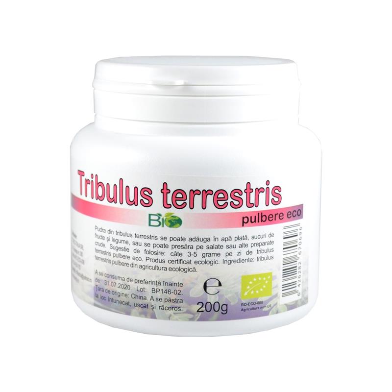 Pulbere Tribulus Terrestris Bio 200 grame Deco Italia