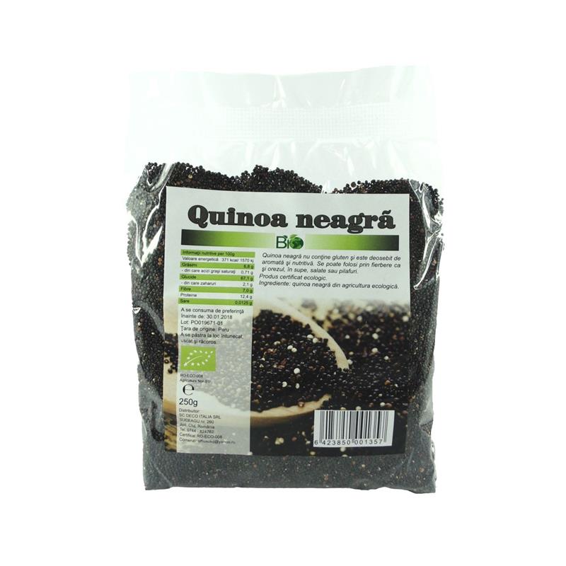 Quinoa Neagra Bio 250 grame Deco Italia