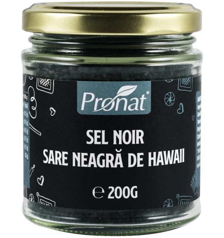 Sare Neagra de Hawaii Sel Noir 200gr Pronat