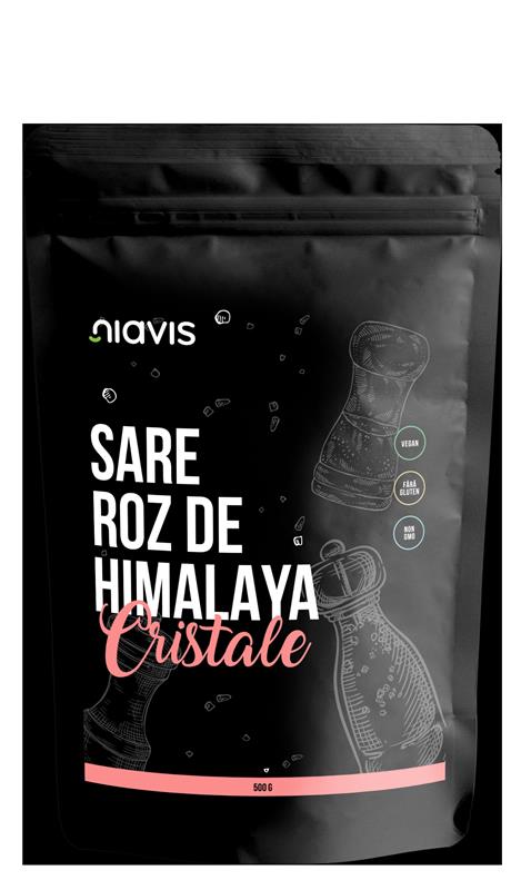 Sare Roz de Himalaya Cristale 500 grame Niavis
