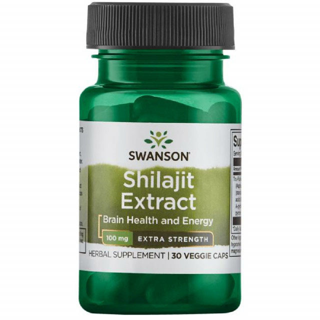 Shilajit Extract Extra Strenght 100 miligrame 30 Capsule Swanson