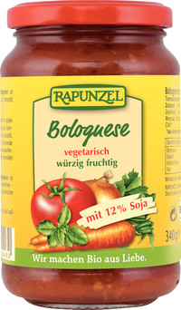 Sos Bolognese Bio Vegetarian cu Soia Rapunzel 340gr