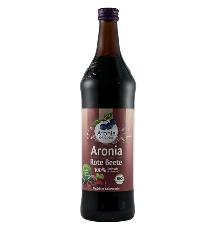 Suc de Aronia cu Suc de Sfecla Rosie Lacto Fermentat Bio Aronia 700ml