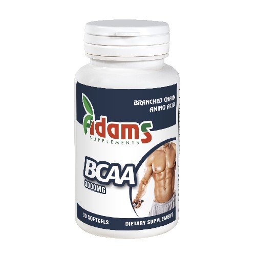 Supliment Alimentar BCAA 3000 miligrame 30 tablete Adams
