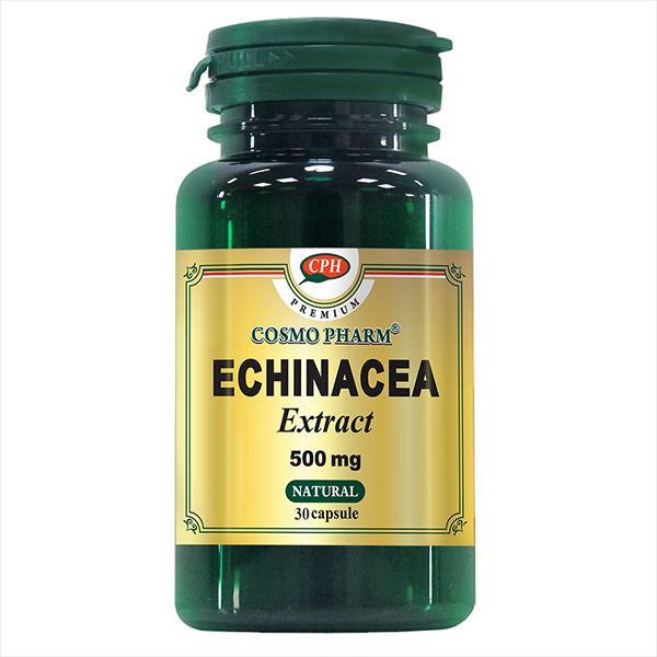 Supliment Alimentar Echinacea Extract 500mg 30cps, Cosmo Pharm