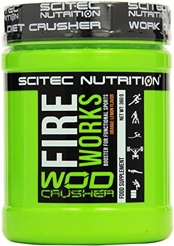 Supliment Alimentar Fire Works Wod Crusher Aroma Portocala si Lamaie 360 grame Scitec Nutrition