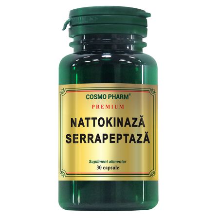 Supliment Alimentar Nattokinaza Serrapeptaza 30cps Cosmo Pharm