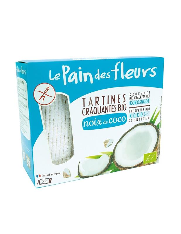 Tartine Crocante Bio Fara Gluten cu Cocos Le Pain Des Fleurs 150gr