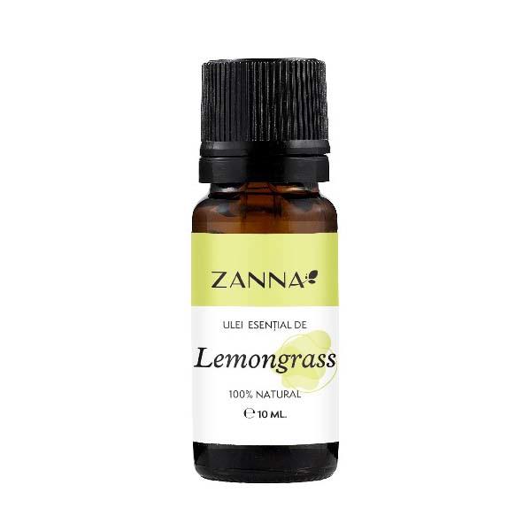Ulei Esential de Lemongrass 10 mililitri Zanna