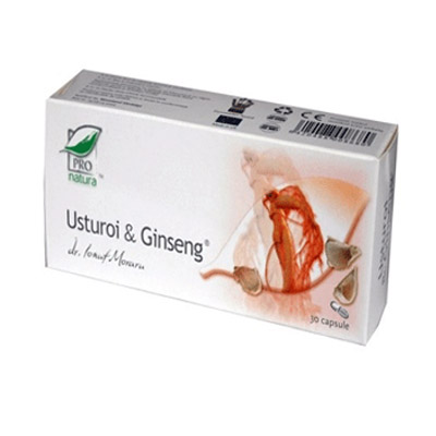 Usturoi si Ginseng 30cps Medica