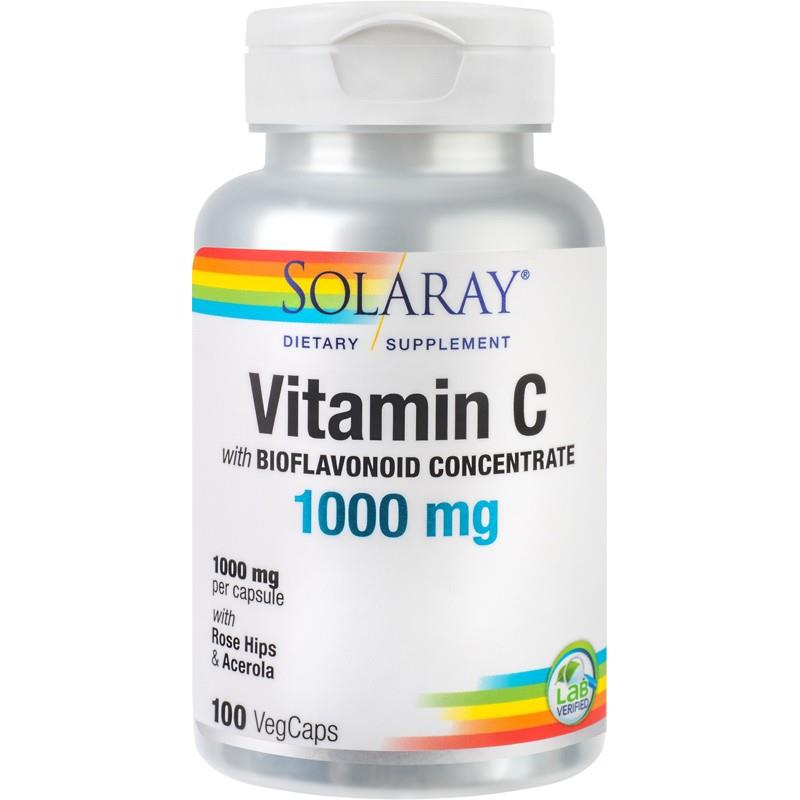 Vitamin C 1000mg Solaray Secom 100cps