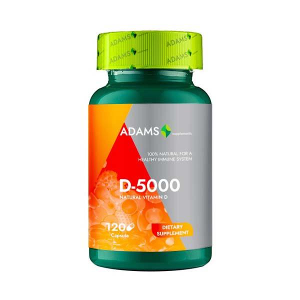 Vitamina D-5000 120 capsule Adams Vision