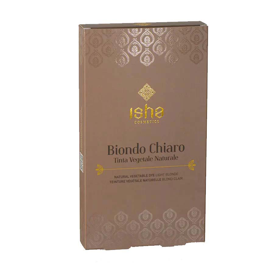 Vopsea de Par Naturala Blond Deschis 100 grame Isha