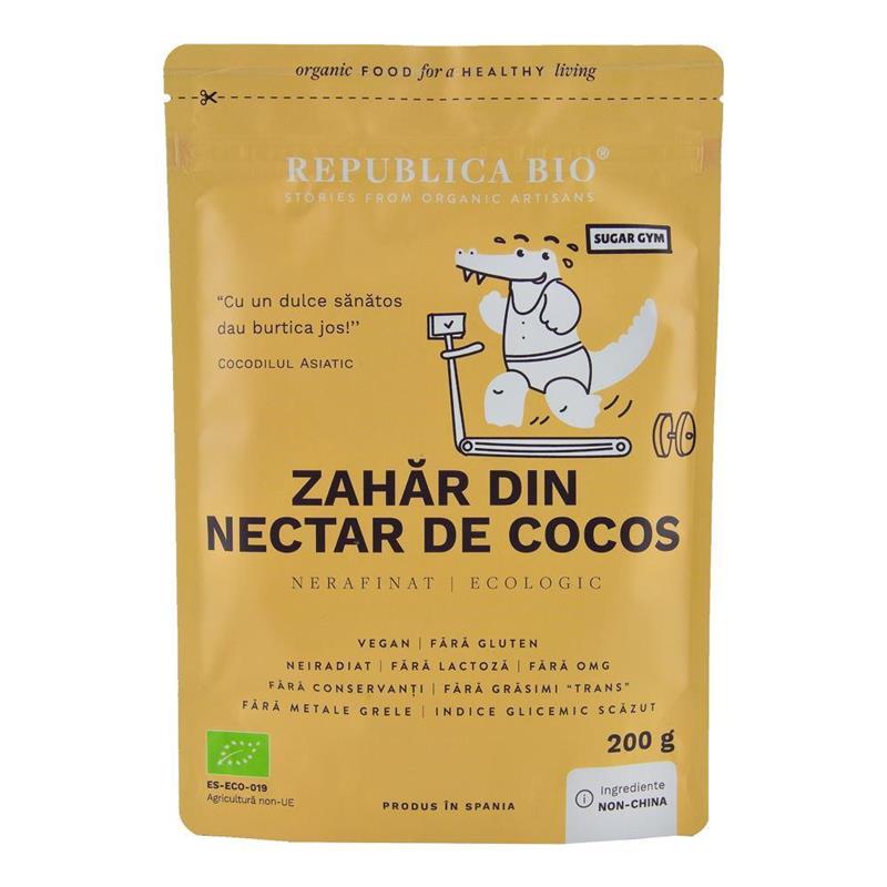 Zahar din Nectar de Cocos Ecologic 200gr Republica Bio