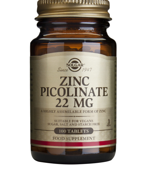 Zinc Picolinate 22mg Solgar 100tb