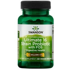 16 Probiotice + FOS 60cps Swanson
