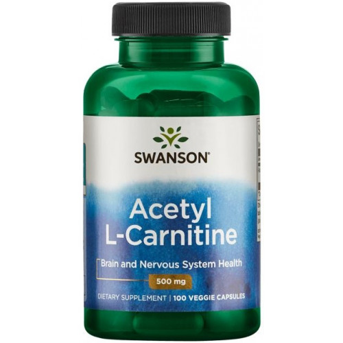 Acetyl L-Carnitine 500mg 100cps Swanson