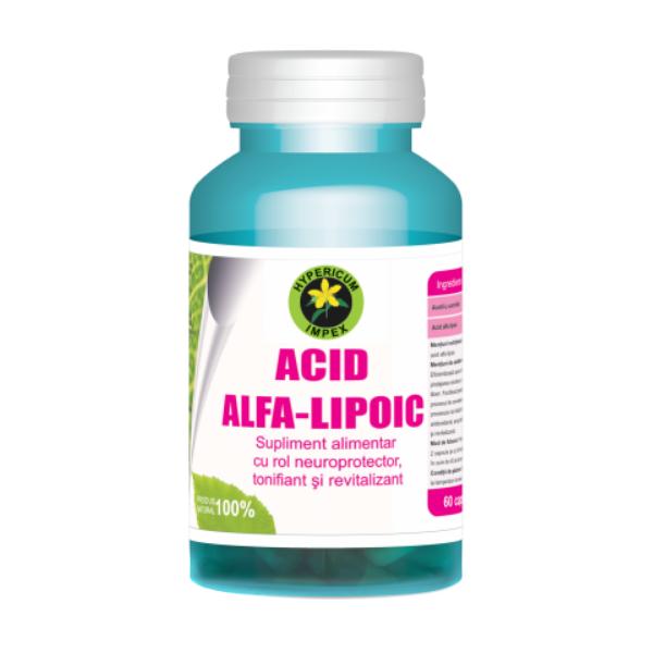 Acid Alfa Lipoic 60cps Hypericum
