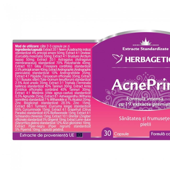Acneprim 30 capsule Herbagetica