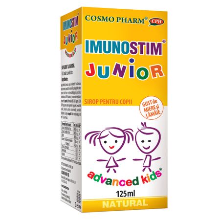 Advanced Kids Sirop Imunostim Junior Cosmo Pharm 125ml