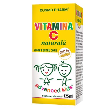 Advanced Kids Sirop Vitamina C Cosmo Pharm 125ml