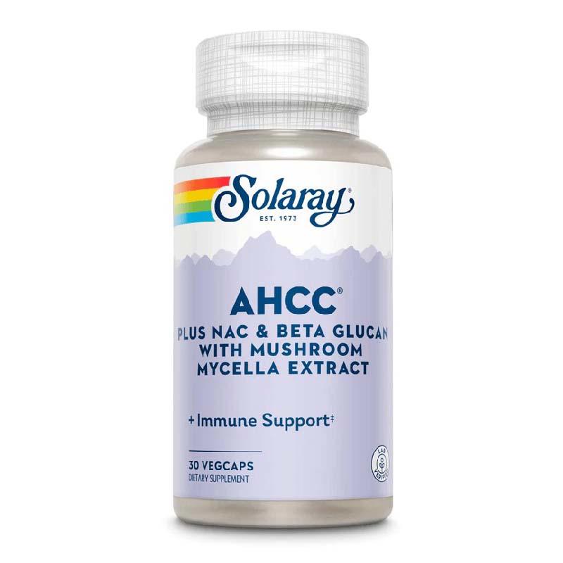 AHCC plus Nac & Beta Glucan Solaray Secom 30cps