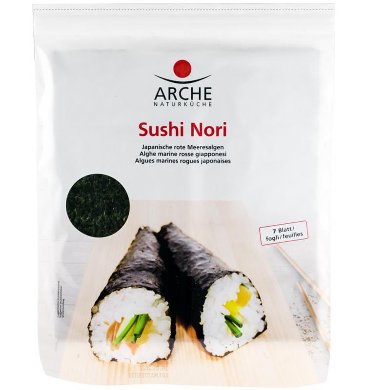Alge Marine Prajite pentru Sushi 7 Foi 17 grame Arche Naturkuche