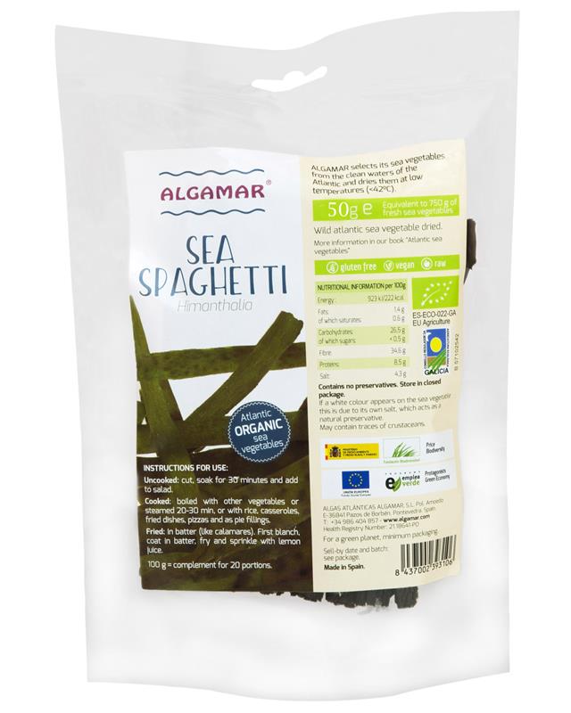 Alge Marine Sea Spaghetti Bio 50gr Algamar