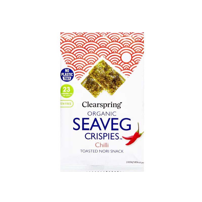 Alge Nori Snack Chilli Bio 4 grame Clearspring
