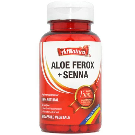 Aloe Ferox + Senna 60 capsule Adserv
