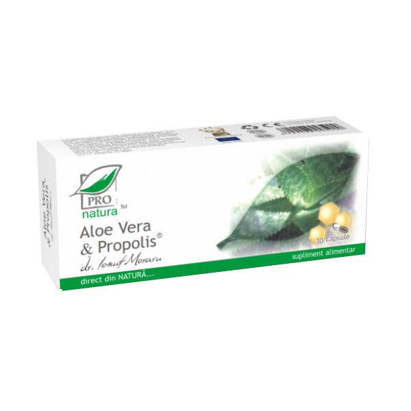 Aloe Vera cu Propolis Medica 30cps