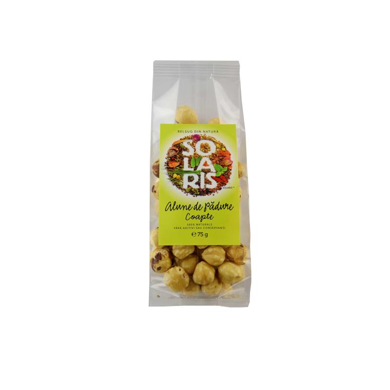 Alune de Padure Coapte 75gr Solaris