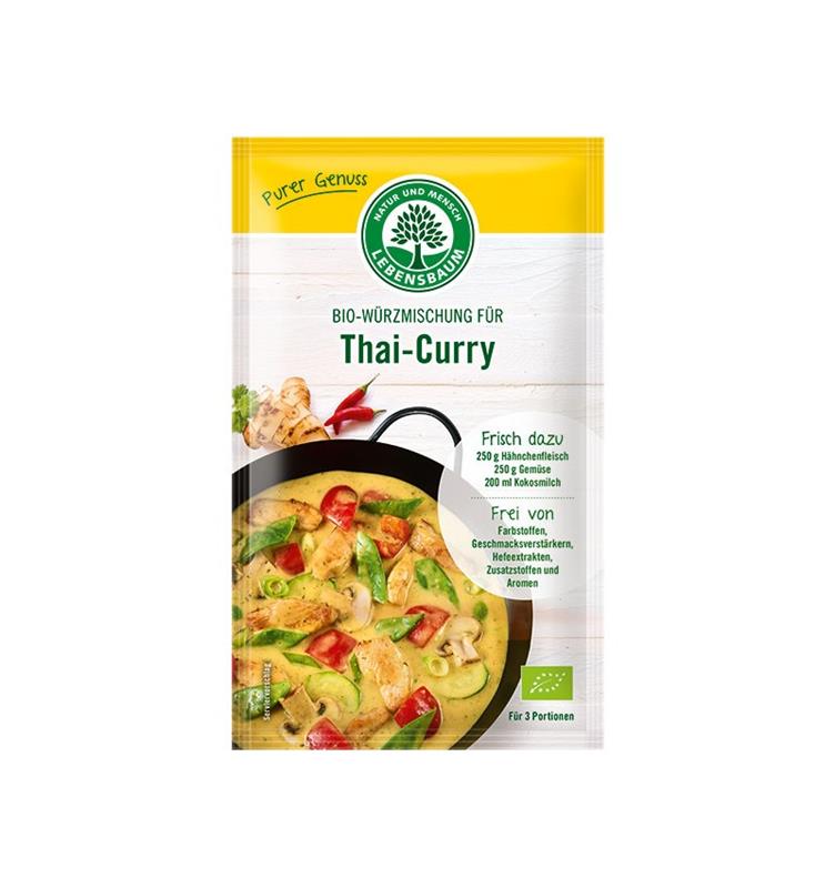 Amestec de Condimente Bio pentru Thai Curry Lebensbaum 23gr