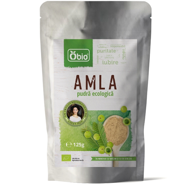 Amla Pulbere Bio 125gr Obio