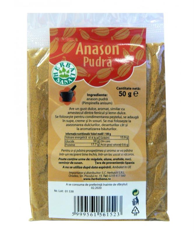 Anason Pudra 50gr Herbavit