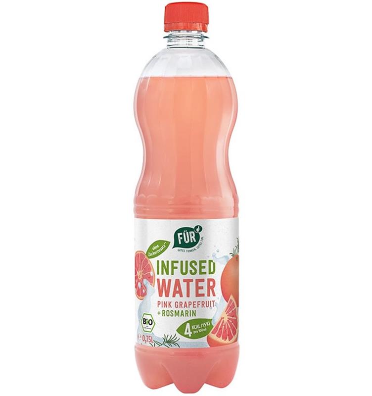 Apa Infuzata cu Grapefruit Rosu si Rozmarin 750ml Voelkel