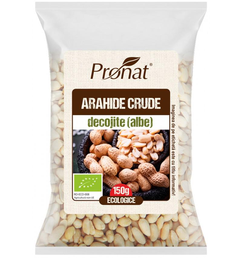 Arahide Crude Decojite Albe Bio 150 grame Pronat