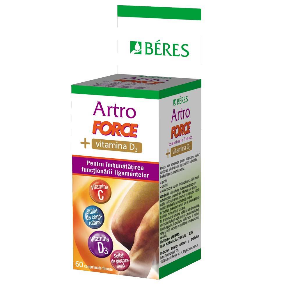ArtroForce + Vitamina D3 60 capsule Beres