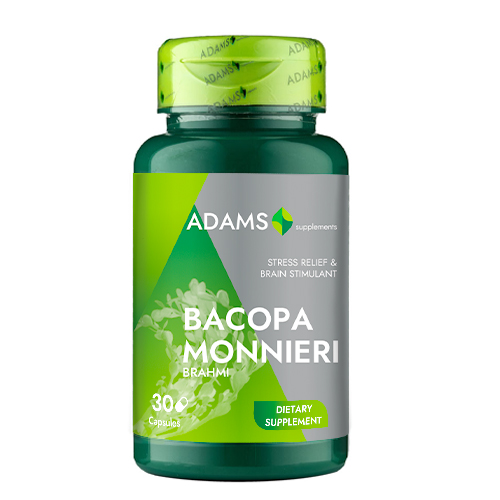 Bacopa Monnieri 350 miligrame 30 capsule Adams Vision