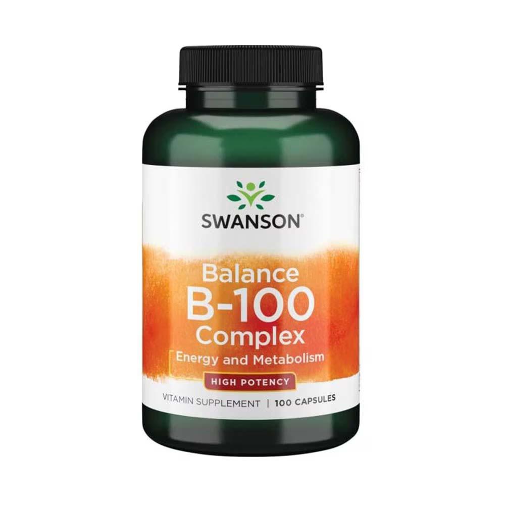Balance B-100 (Complex Vitamina B) Swanson 100 capsule