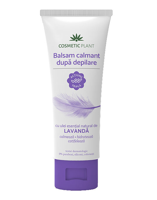 Balsam Calmant dupa Depilare cu Ulei Esential Natural de Lavanda 75ml Cosmetic Plant
