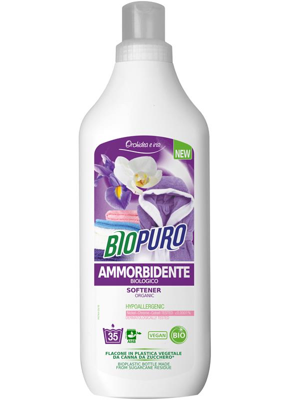 Balsam Hipoalergen pentru Rufe cu Iris si Orhidee Bio 1L Biopuro