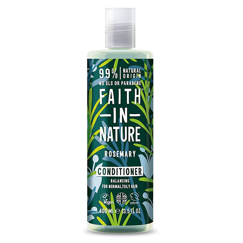 Balsam Natural Echilibrant cu Rozmarin pentru Par Normal sau Gras 400 mililitri Faith In Nature