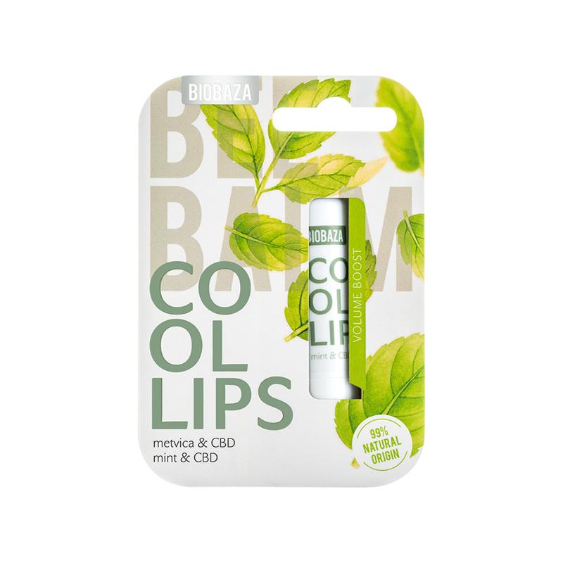 Balsam Natural pentru Buze Cool Lips 4.5 grame Biobaza
