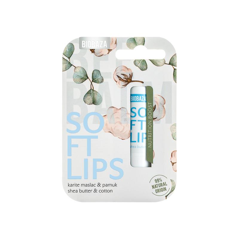 Balsam Natural pentru Buze Soft Lips 4.5 grame Biobaza