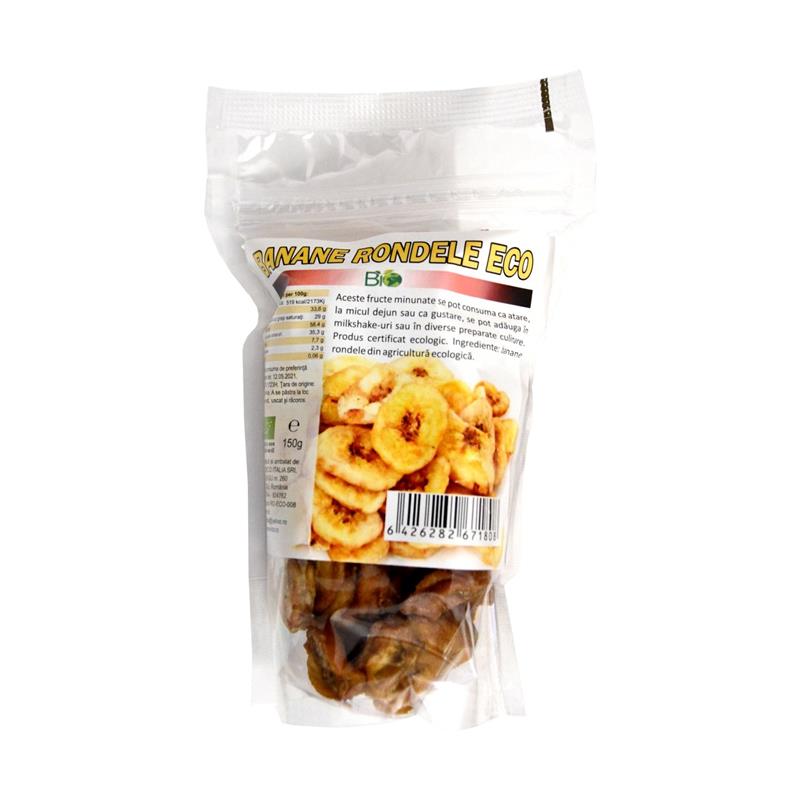 Banane Rondele Uscate Bio 150 grame Deco Italia