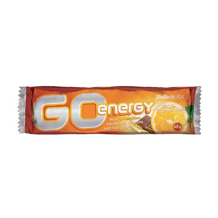 Baton cu Aroma de Portocale Go Energy Bar 40gr Bio Tech USA