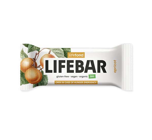 Baton cu Caise Raw Eco 40 grame Lifebar