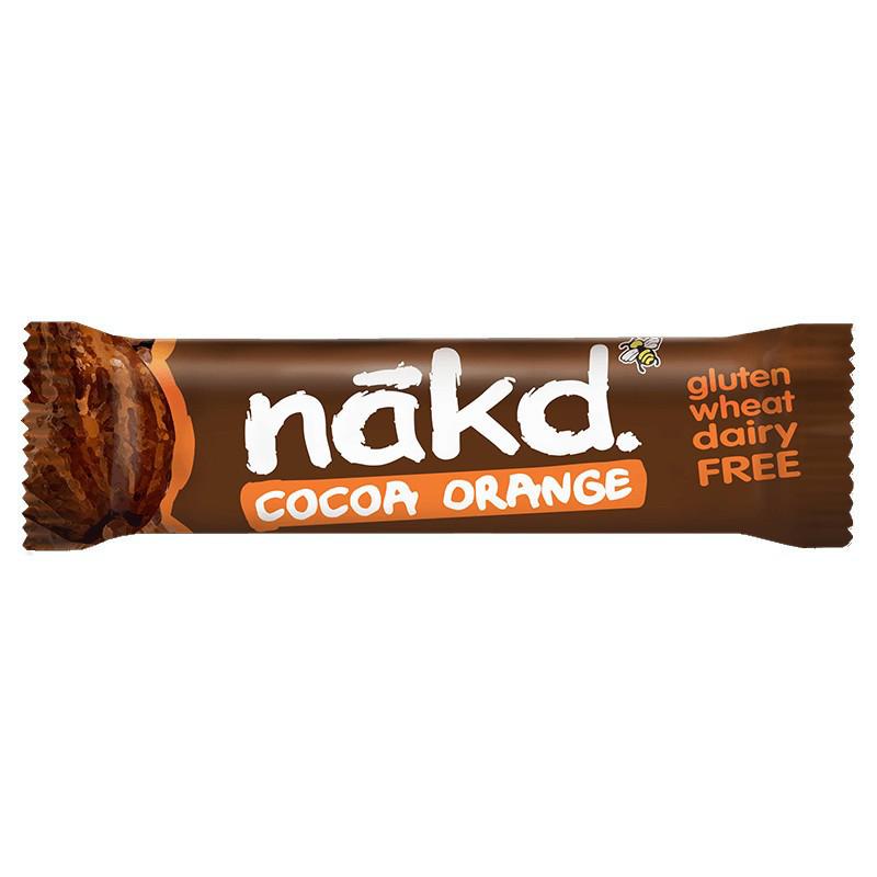 Baton Raw Cocoa Orange 35 grame Nakd